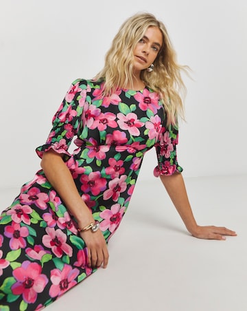 Nobody's Child Luna Floral Midi Dress