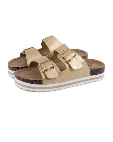 totes Ladies Double Buckle Slider