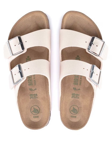 Birkenstock Arizona Vegan Birko-Flor Two Bar Mules Standard Fit