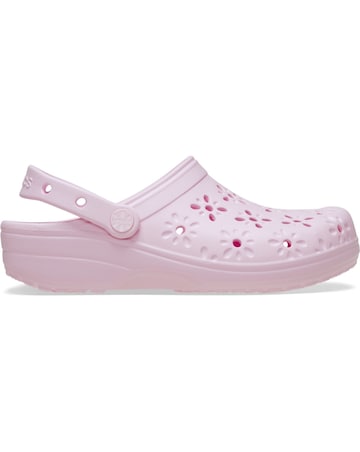 Crocs Classic Floral Cut Out Clog
