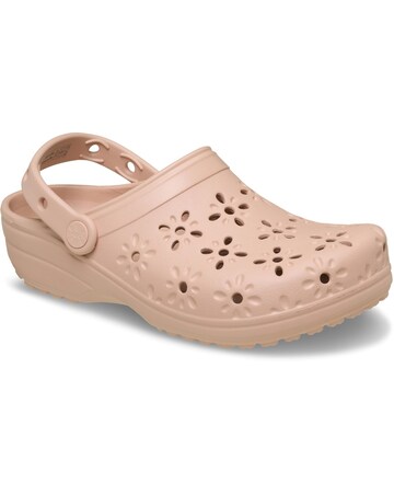 Crocs Classic Floral Cut Out Clog