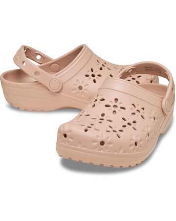 Crocs Classic Floral Cut Out Clog