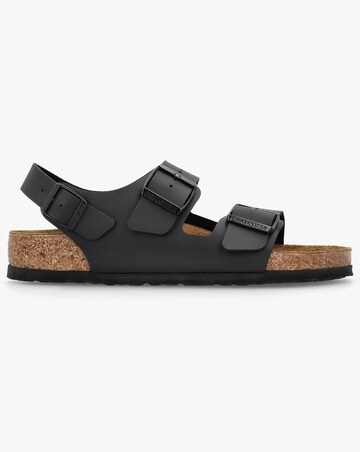 Birkenstock Milano Black Birko-Flor Sandals Standard Fit