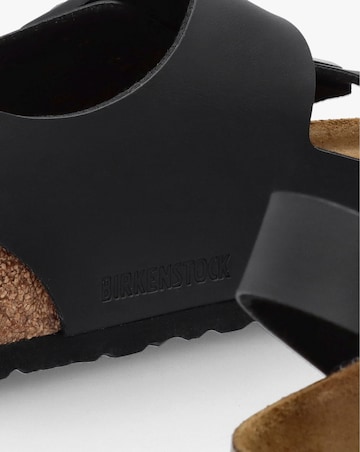 Birkenstock Milano Black Birko-Flor Sandals Standard Fit