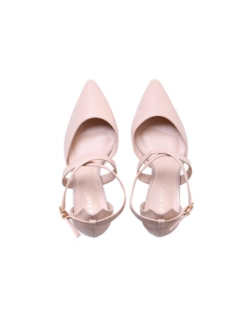 Paradox London Ffion Wide E Fit Block Heel Courts