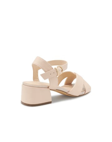 Paradox London Neala Wide E Fit Block Heel Sandal
