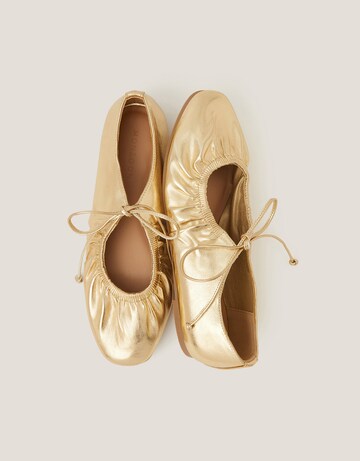 Monsoon Blair Metallic Ballet Flats