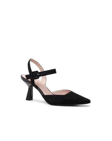 Paradox London Tempest Flared Heel Ankle Strap Shoes