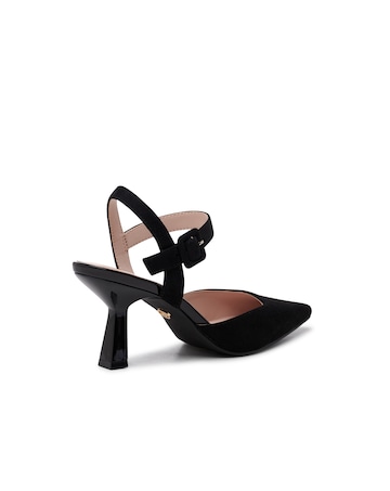 Paradox London Tempest Flared Heel Ankle Strap Shoes