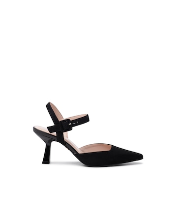 Paradox London Tempest Flared Heel Ankle Strap Shoes