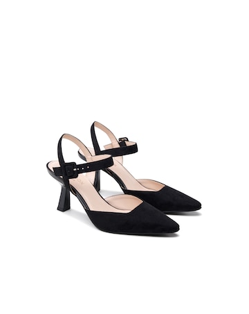 Paradox London Tempest Flared Heel Ankle Strap Shoes