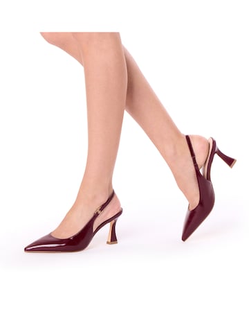 Paradox London Chantelle Slingback Stiletto Heels