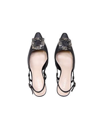 Paradox London Tara Slingback Court Shoes