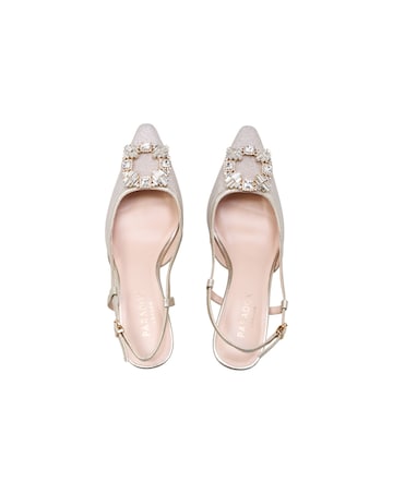Paradox London Tara Slingback Court Shoes