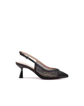Paradox London Fascinate Wide Fit Slingback Shimmer Heels