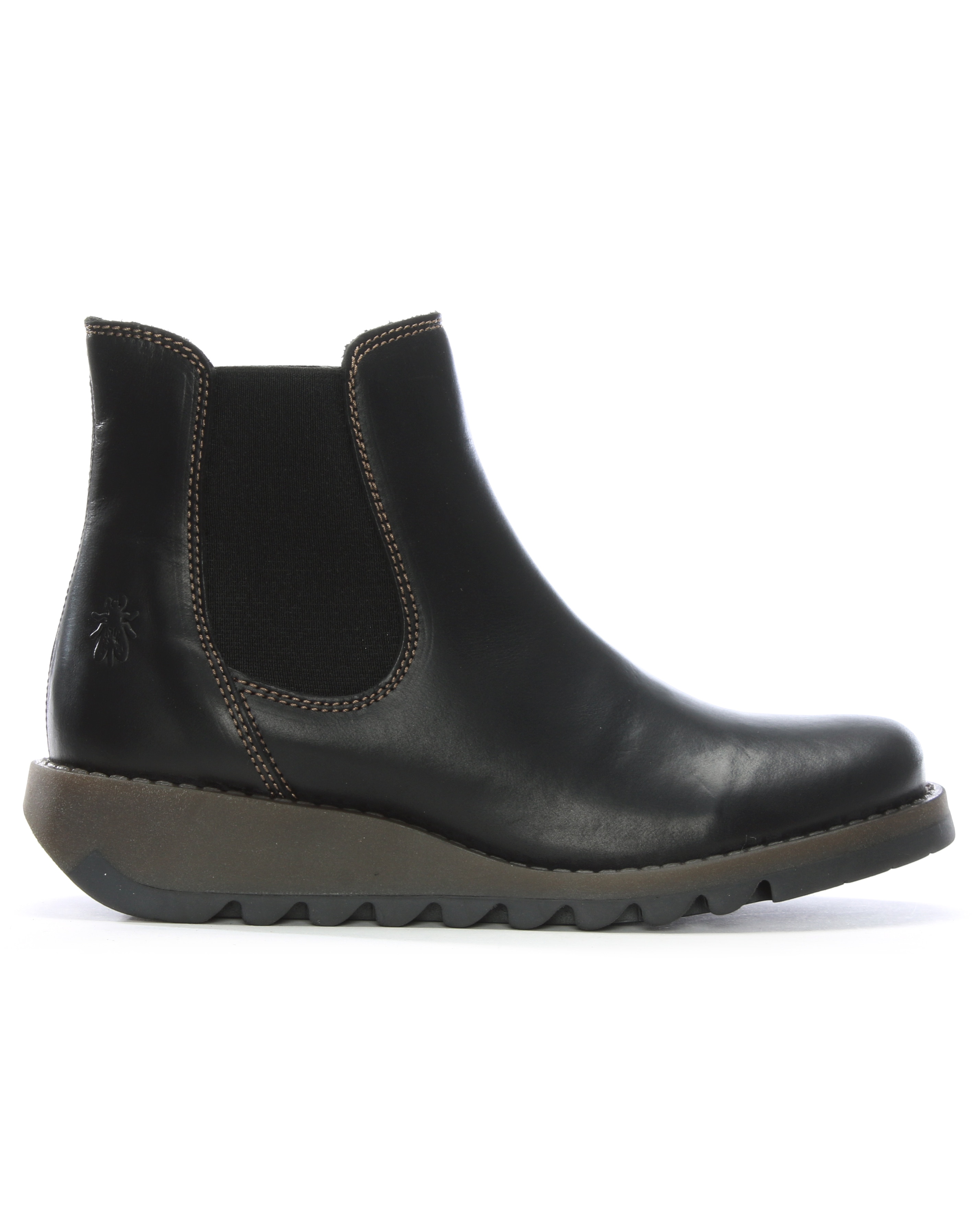 Fly London Salv Black Chelsea Boots