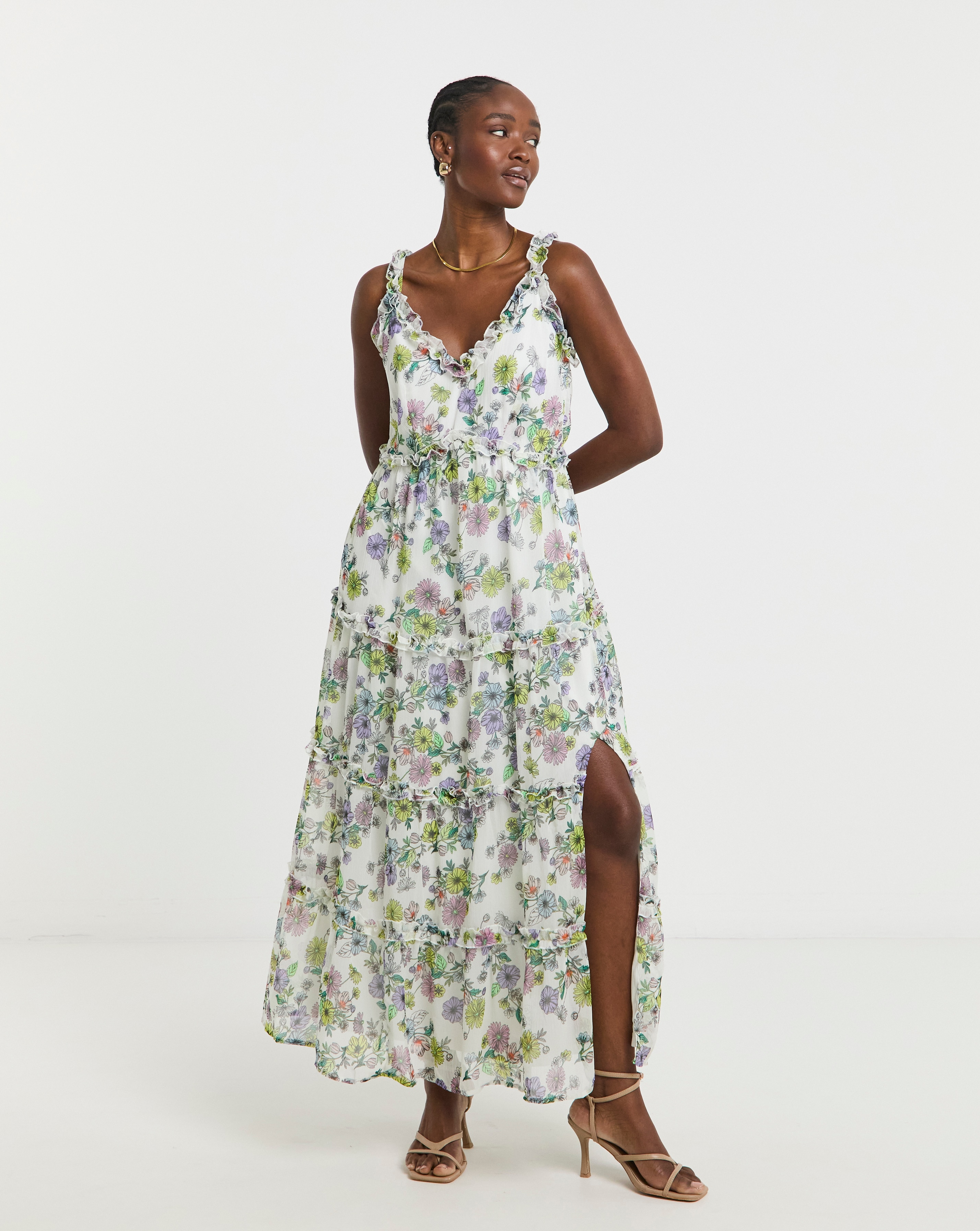 Tiered Maxi Cami Dress