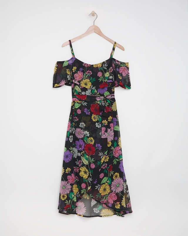 Bardot Georgette Midi Dress