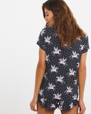 Chelsea Peers NYC Star Unicorn Short PJs