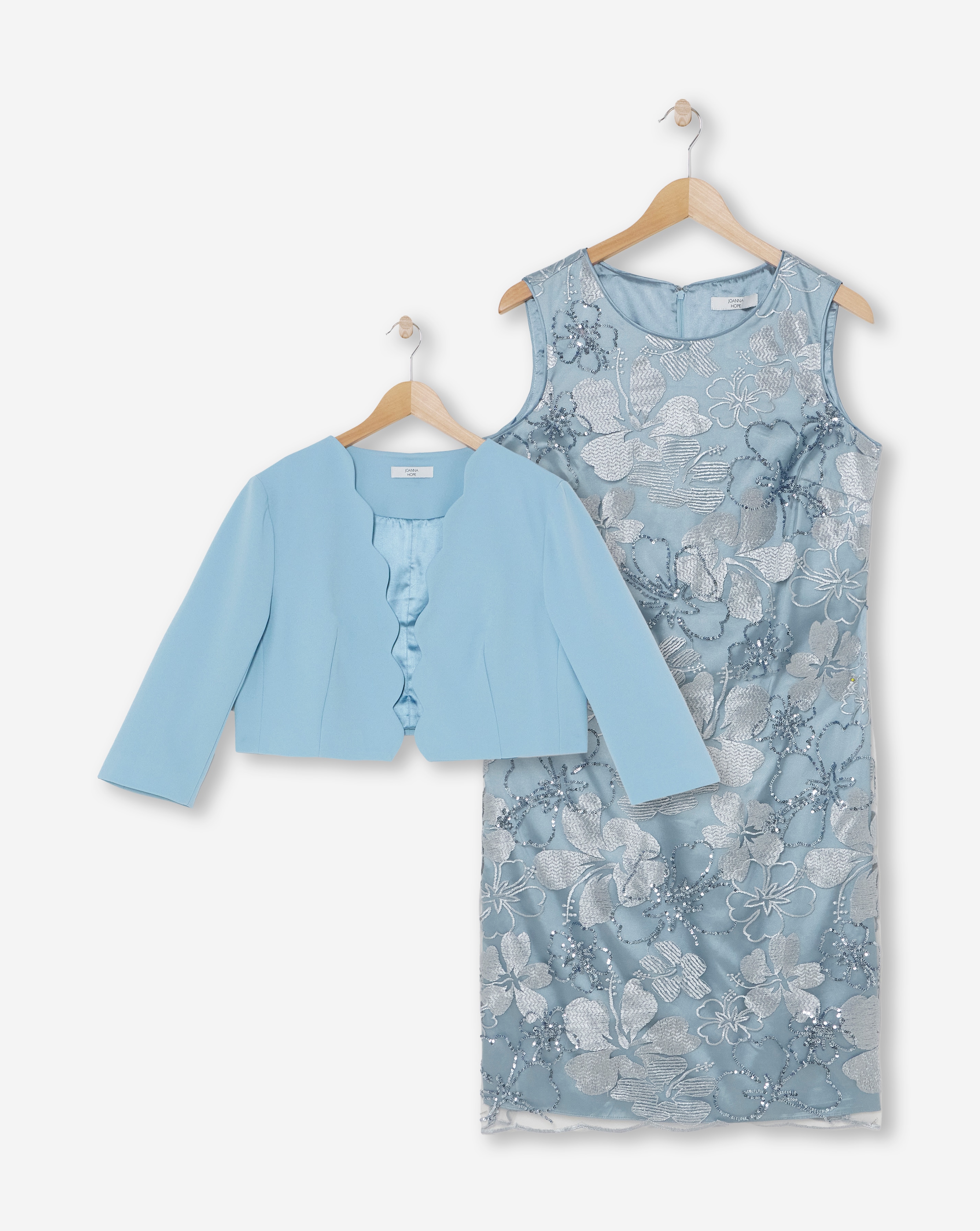 Joanna Hope Blue Dress and Jacket