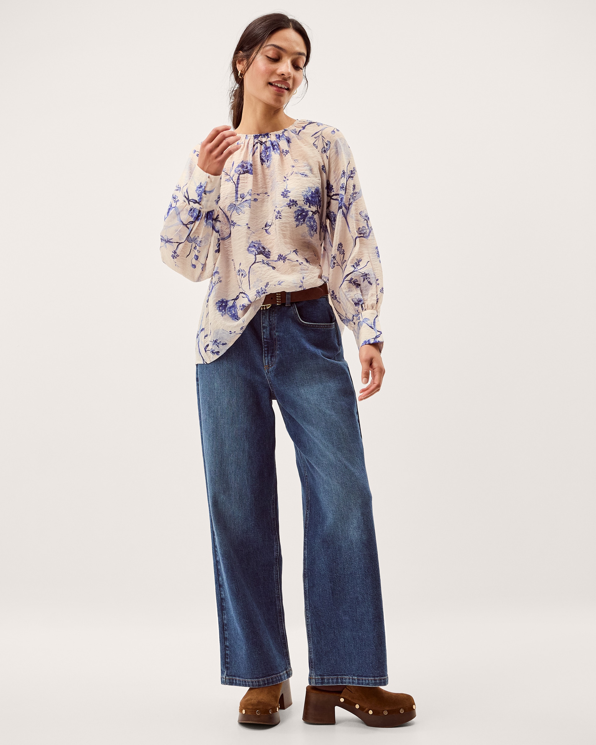 New In - Monsoon Jada Floral Print Blouse