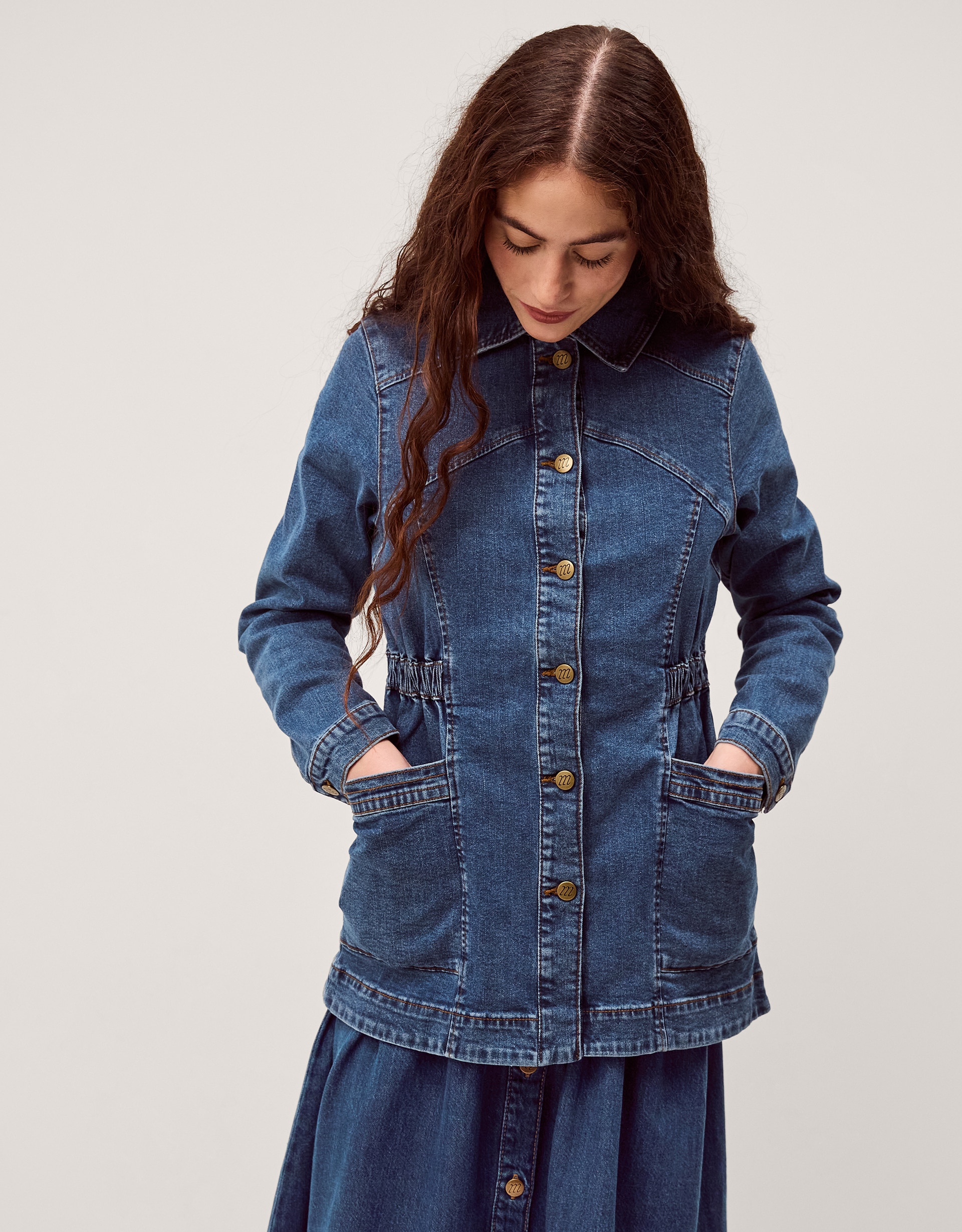 New In - Monsoon Mabel Longline Denim Jacket