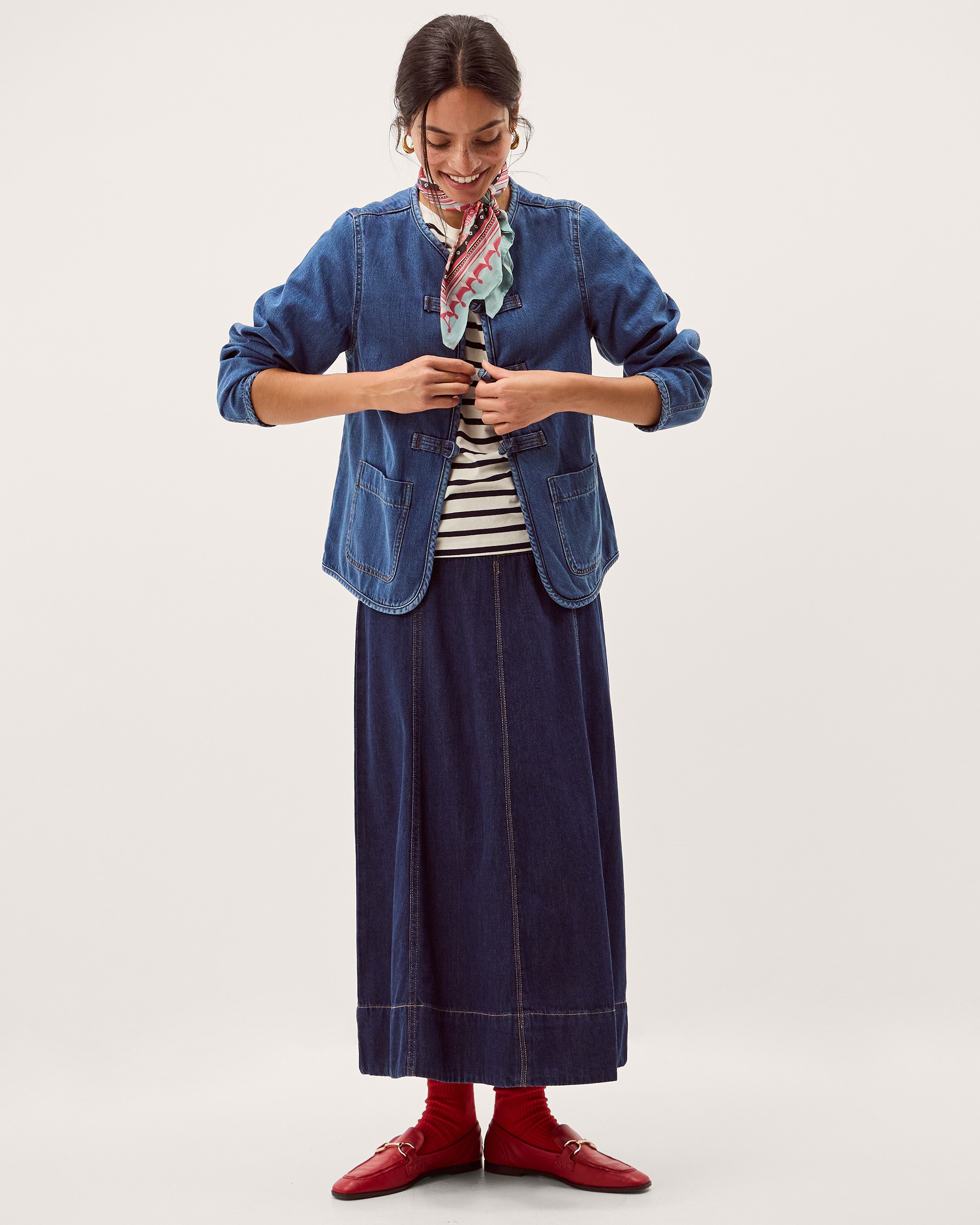 New In - Monsoon Lauren Knot Denim Jacket