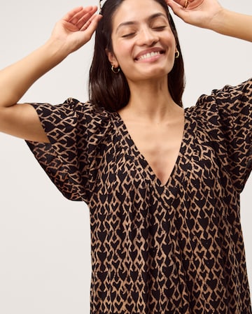 Monsoon Arti Print Wide Leg Jumpsuit