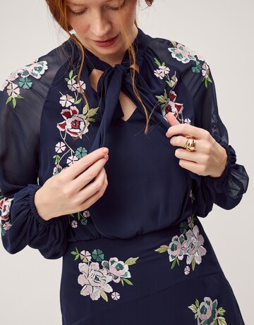 Monsoon Annika Floral Chiffon Midi Dress