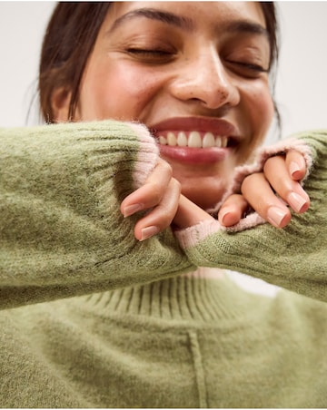 Monsoon Tori Oversized Tipped Jumper