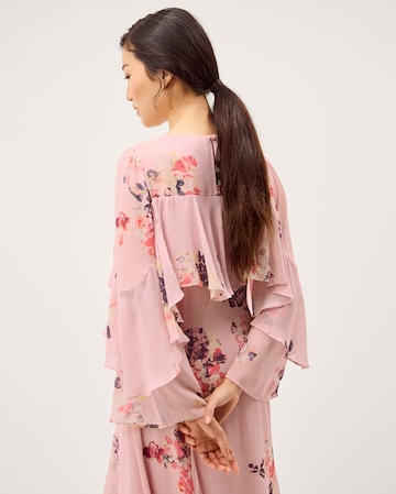 Monsoon Amber Floral Cape Maxi Dress