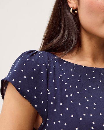 Monsoon Caitie Polka Dot Midi Dress
