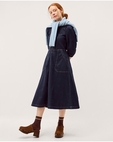 Monsoon Erin Zip Denim Midi Dress