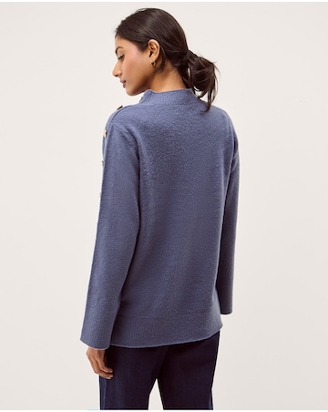 Monsoon Breda Funnel Neck Button Jumper