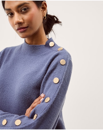 Monsoon Breda Funnel Neck Button Jumper