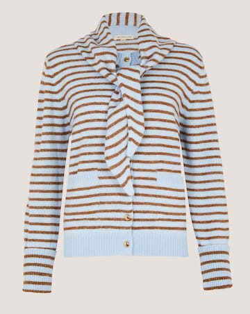 Monsoon Stripe Cardigan & Scarf