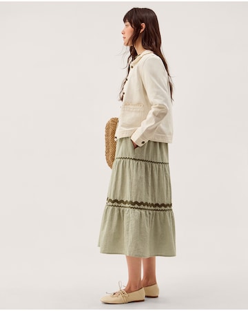 Monsoon Sadie Frill Denim Jacket