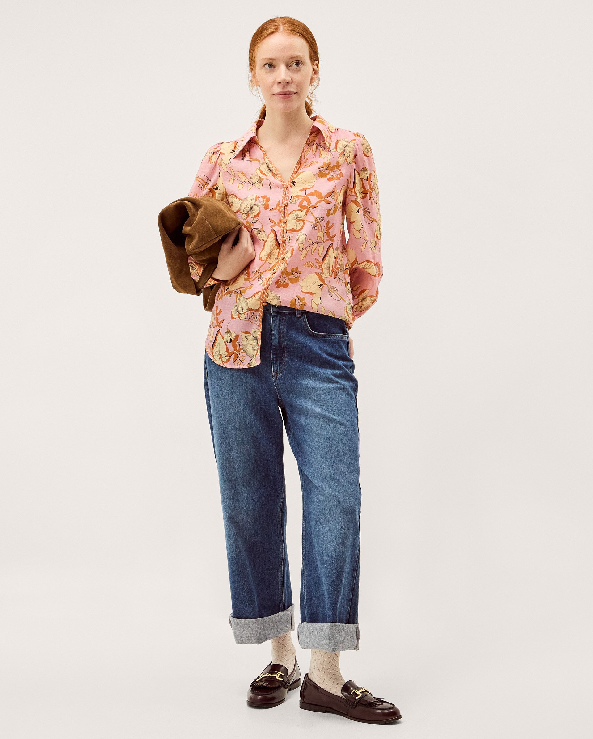 New In - Monsoon Isabella Floral Print Blouse