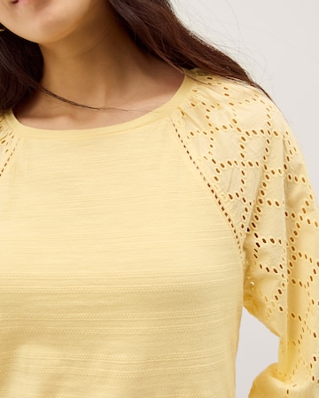 Monsoon Fifi Broderie Sleeve Top