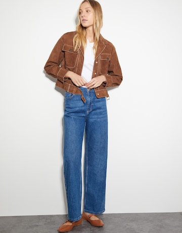 Monsoon Iris Crop Suede Jacket