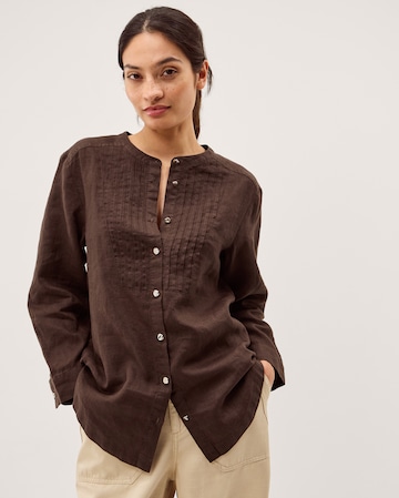 Monsoon Clo Pintuck Linen Shirt