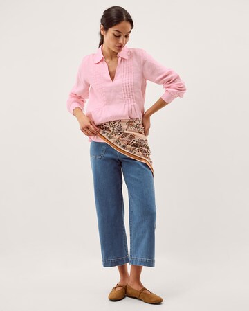 Monsoon Riley Pintuck Linen Top
