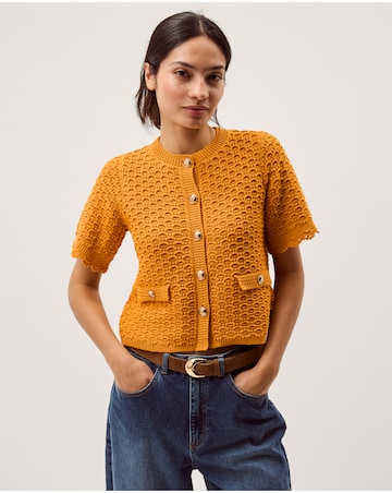 Monsoon Sarna Textured Knit Cardigan