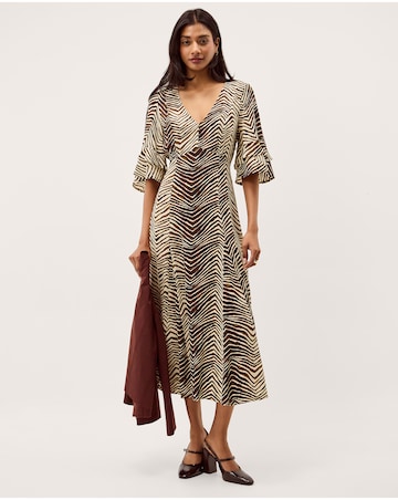 Monsoon Pippa Animal Print Midi Dress
