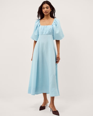 Monsoon Payton Puff Sleeve Midi Dress
