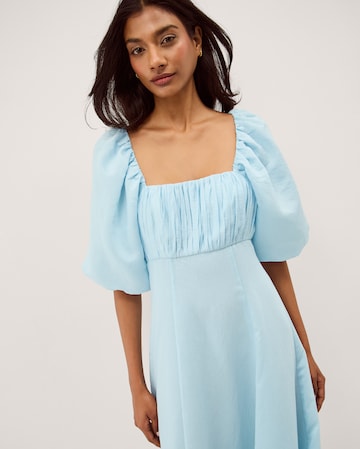 Monsoon Payton Puff Sleeve Midi Dress