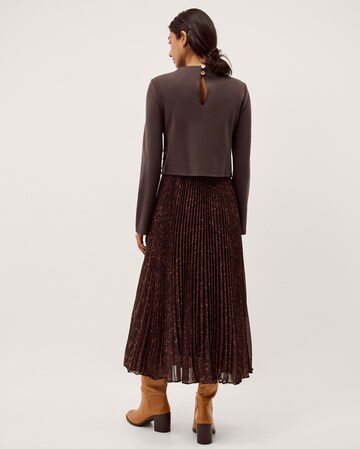 Monsoon Archi Leopard Print Midi Dress