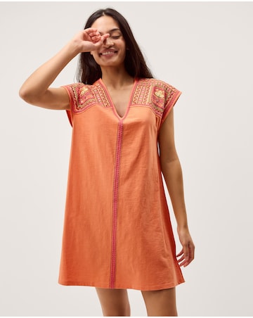 Monsoon Juliet Embroidered Mini Kaftan