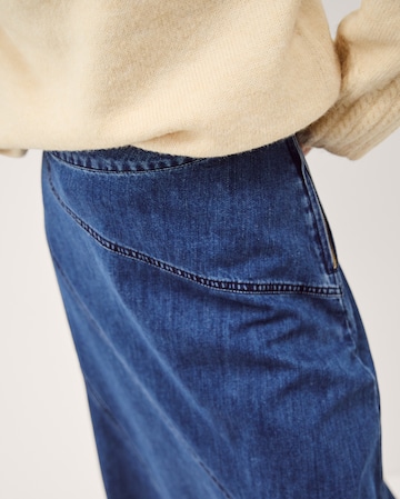 Monsoon Annie Denim Midi Skirt