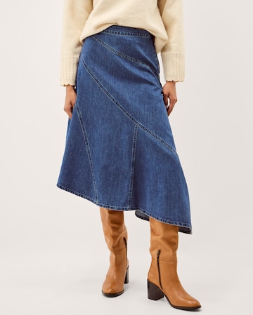 Monsoon Annie Denim Midi Skirt